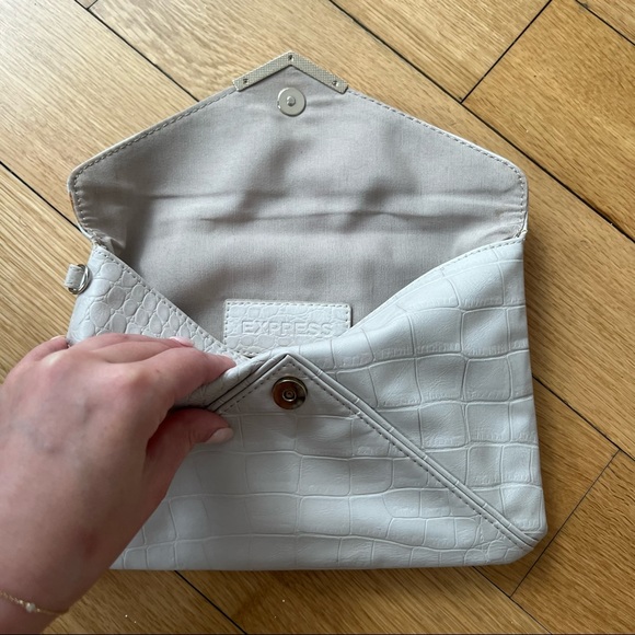 Express Light Tan Clutch - Picture 2 of 2